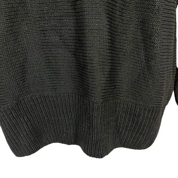 Victoria Jones Womens Vintage Beaded Sequin Floral Dolman Sleeve Sweater sz L - Picture 5 of 16